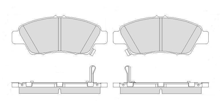 MOTAQUIP fékbetétkészlet, tárcsafék - LVXL1670 - TothCarparts