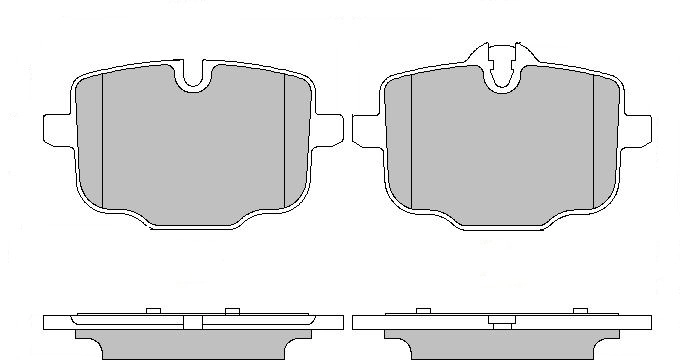 MOTAQUIP fékbetétkészlet, tárcsafék - LVXL1685 - TothCarparts