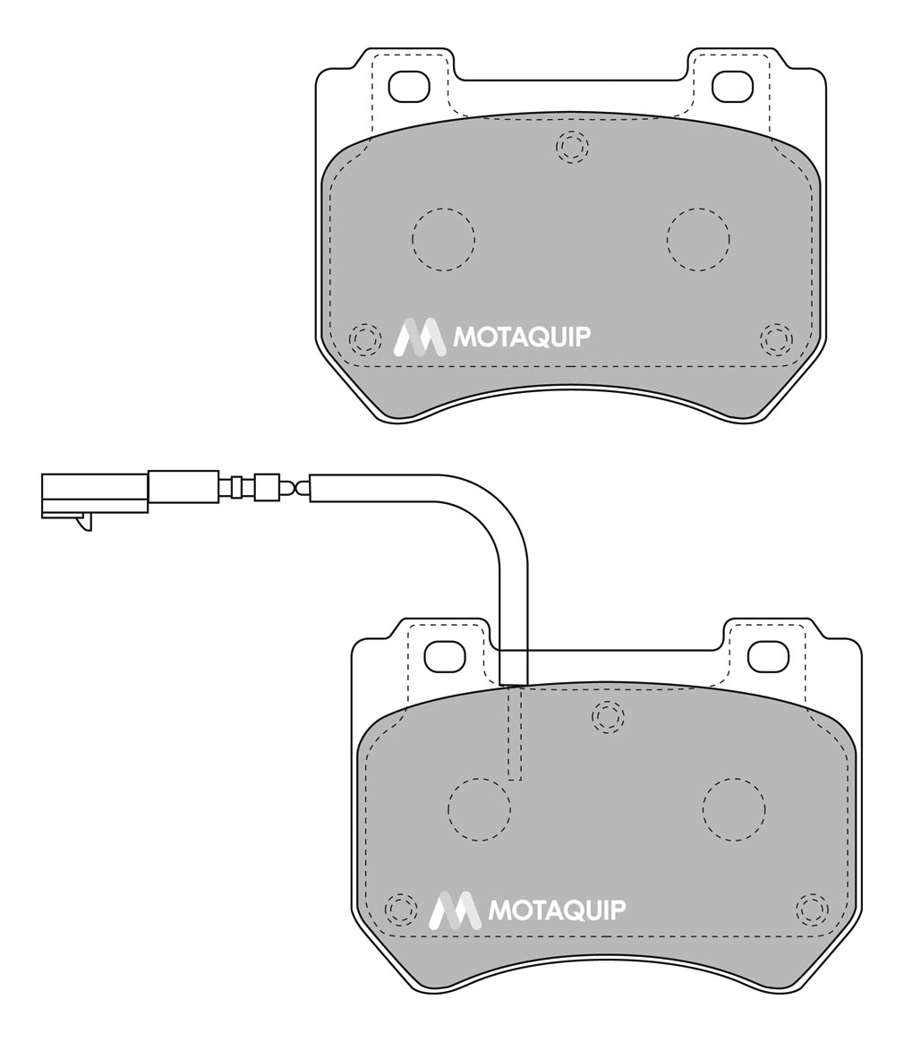 MOTAQUIP fékbetétkészlet, tárcsafék - LVXL1700 - TothCarparts