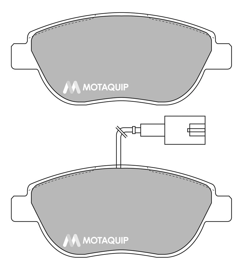 MOTAQUIP fékbetétkészlet, tárcsafék - LVXL1719 - TothCarparts