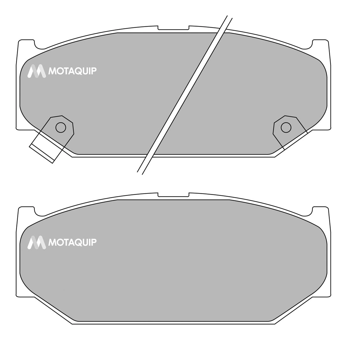 MOTAQUIP fékbetétkészlet, tárcsafék - LVXL1737 - TothCarparts