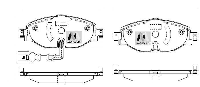 MOTAQUIP fékbetétkészlet, tárcsafék - LVXL1749 - TothCarparts