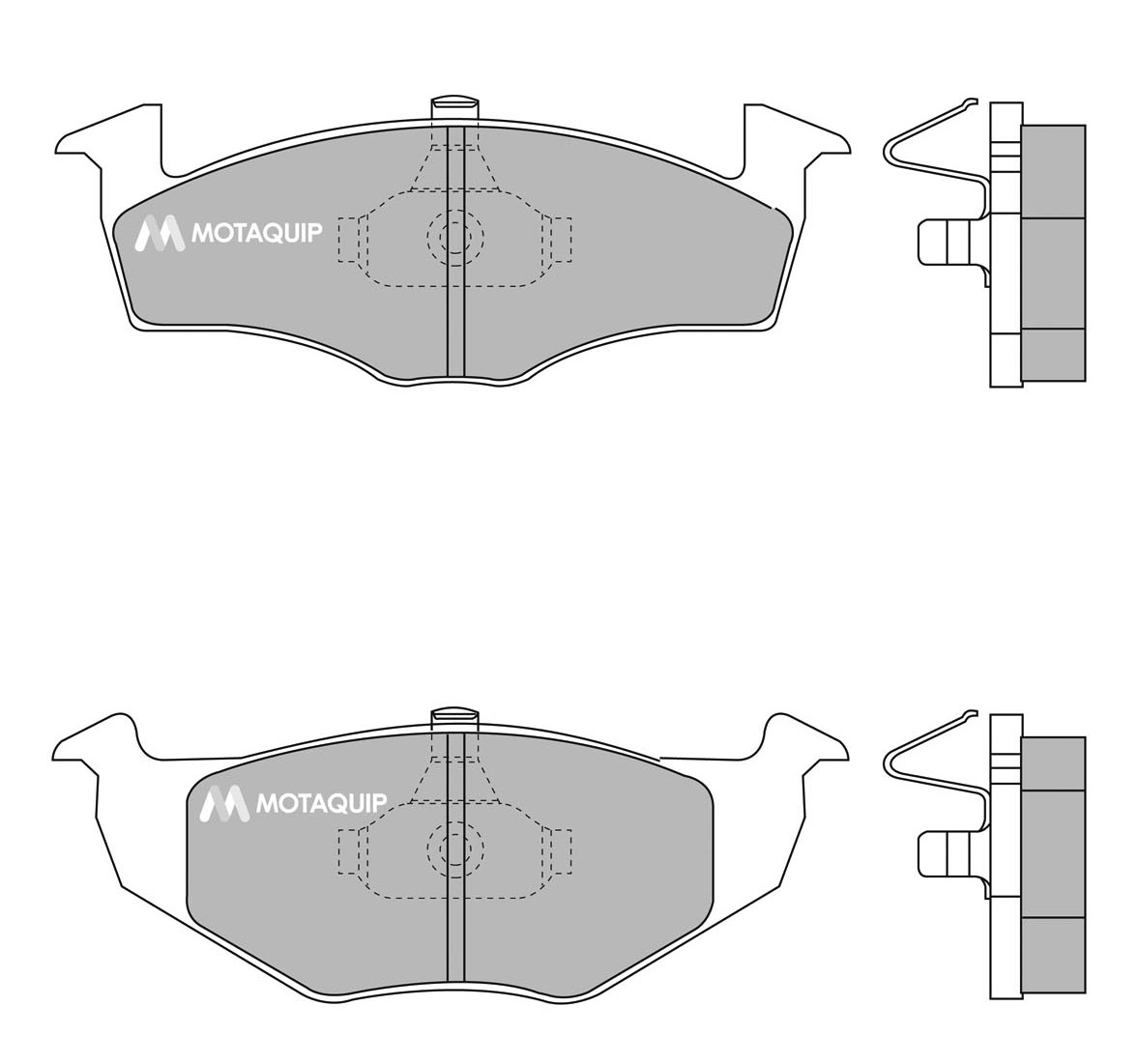 MOTAQUIP fékbetétkészlet, tárcsafék - LVXL187 - TothCarparts