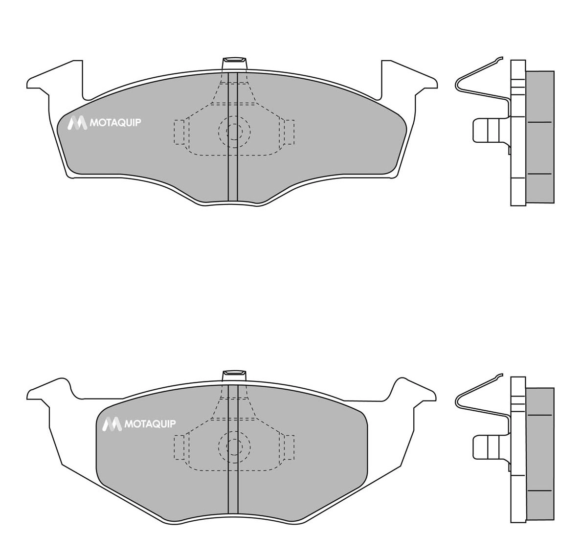 MOTAQUIP fékbetétkészlet, tárcsafék - LVXL216 - TothCarparts