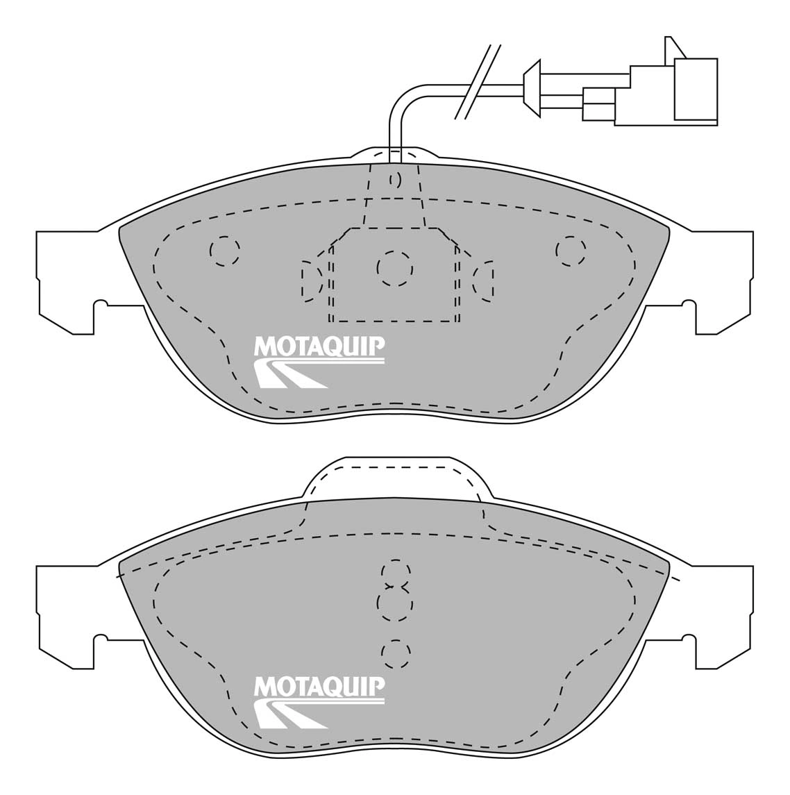 MOTAQUIP fékbetétkészlet, tárcsafék - LVXL237 - TothCarparts