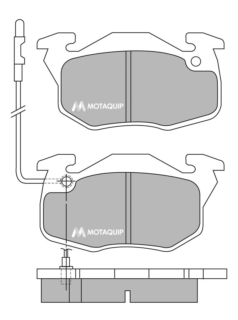 MOTAQUIP fékbetétkészlet, tárcsafék - LVXL348 - TothCarparts