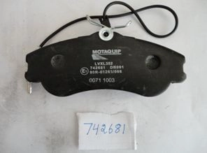 MOTAQUIP fékbetétkészlet, tárcsafék - LVXL352 - TothCarparts