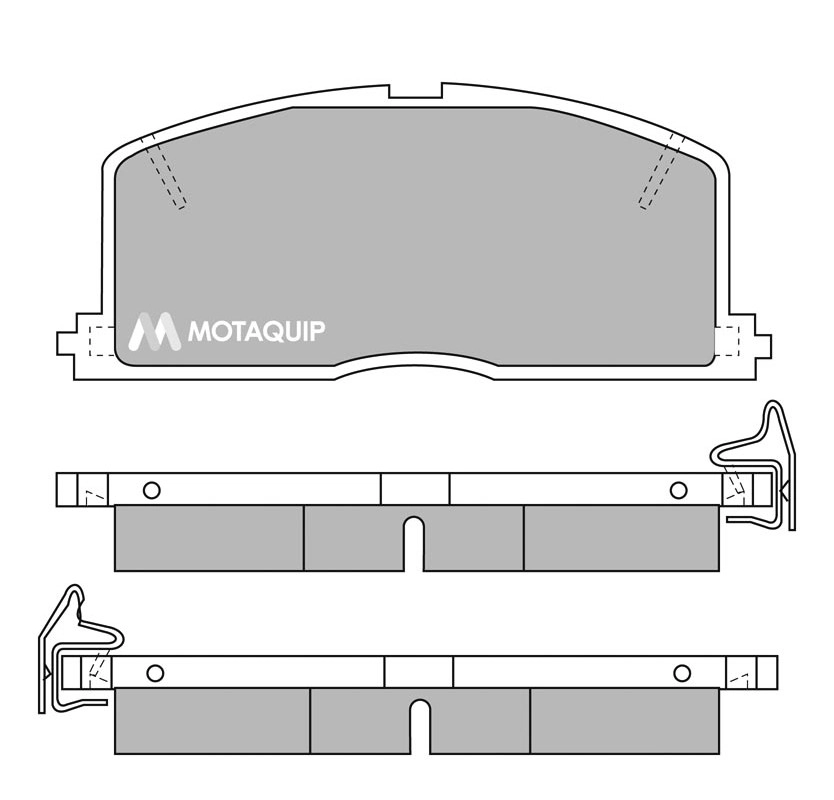 MOTAQUIP fékbetétkészlet, tárcsafék - LVXL353 - TothCarparts