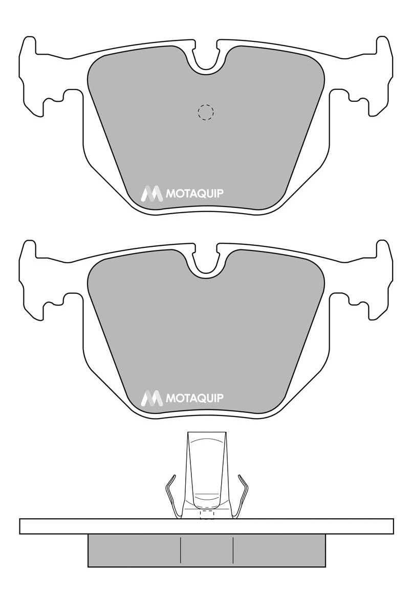 MOTAQUIP fékbetétkészlet, tárcsafék - LVXL501 - TothCarparts