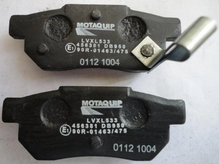 MOTAQUIP fékbetétkészlet, tárcsafék - LVXL533 - TothCarparts
