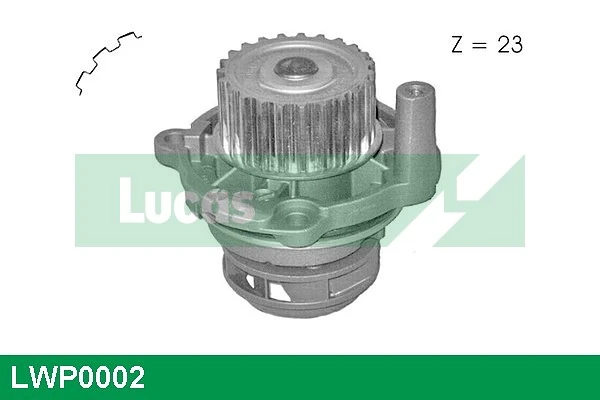 LUCAS Vízszivattyú, motorhűtés - LWP0002 - TothCarparts