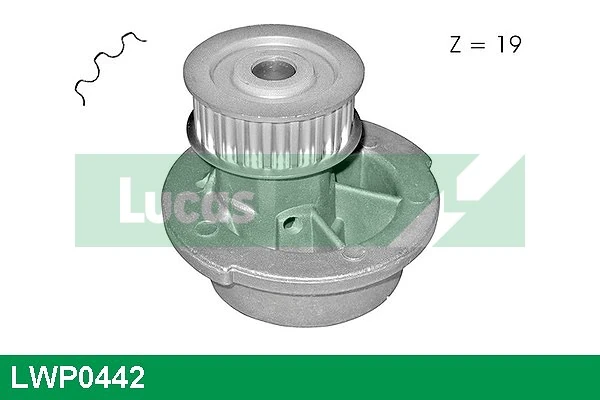 LUCAS Vízszivattyú, motorhűtés - LWP0442 - TothCarparts