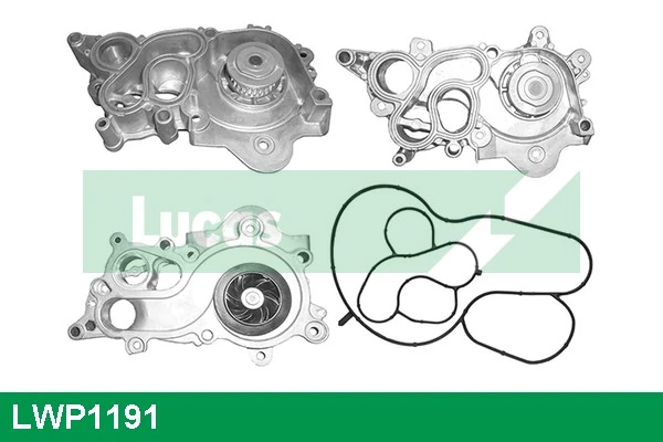 LUCAS Vízszivattyú, motorhűtés - LWP1191 - TothCarparts