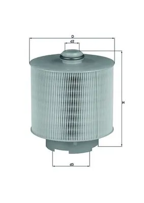 KNECHT légszűrő - LX 1006/1D - TothCarparts