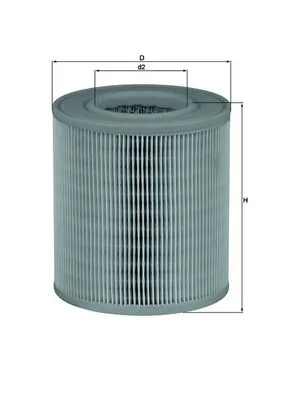 MAHLE légszűrő - LX 1253 - TothCarparts