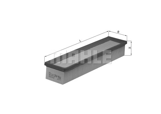 MAHLE légszűrő - LX 1258 - TothCarparts