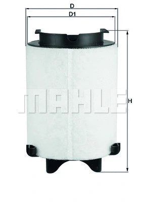KNECHT légszűrő - LX 1566/1 - TothCarparts