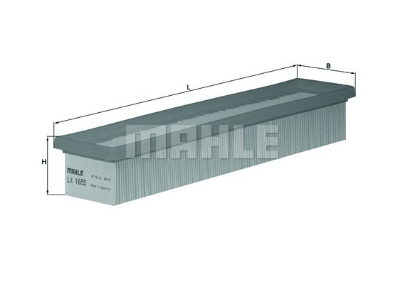 MAHLE légszűrő - LX 1655 - TothCarparts
