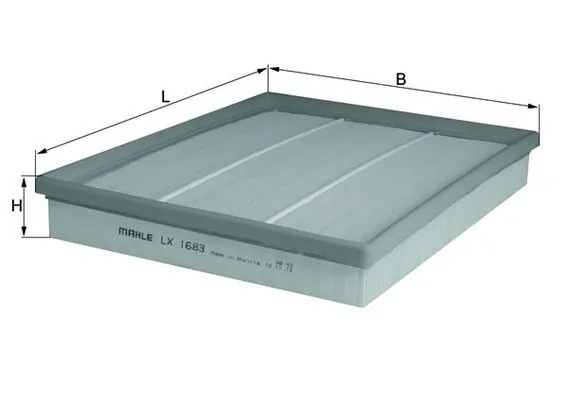 MAHLE légszűrő - LX 1683 - TothCarparts