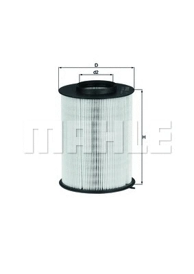 MAHLE légszűrő - LX 1780/3 - TothCarparts