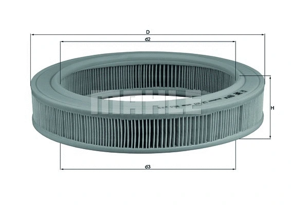 KNECHT légszűrő - LX 203 - TothCarparts