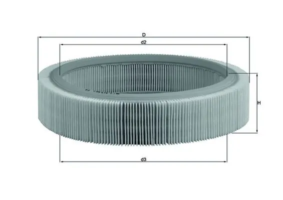 MAHLE légszűrő - LX 317 - TothCarparts