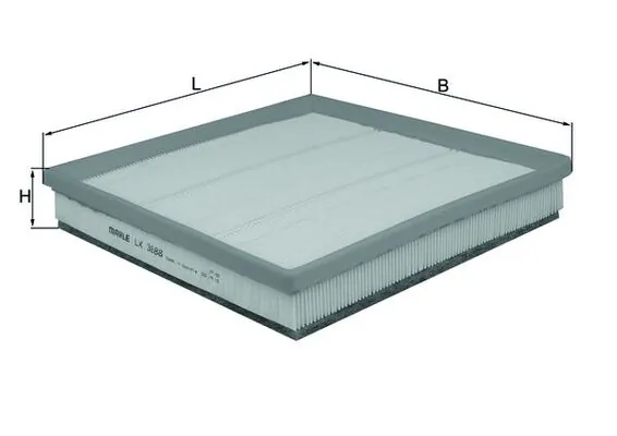 MAHLE légszűrő - LX 3888 - TothCarparts