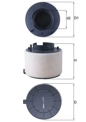 MAHLE légszűrő - LX 4249 - TothCarparts