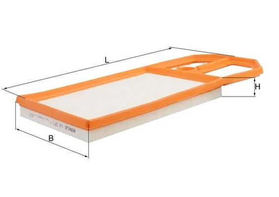 KNECHT légszűrő - LX 571/1 - TothCarparts
