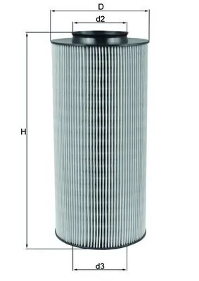 MAHLE légszűrő - LX 918 - TothCarparts