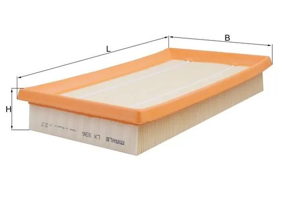 MAHLE légszűrő - LX 936 - TothCarparts
