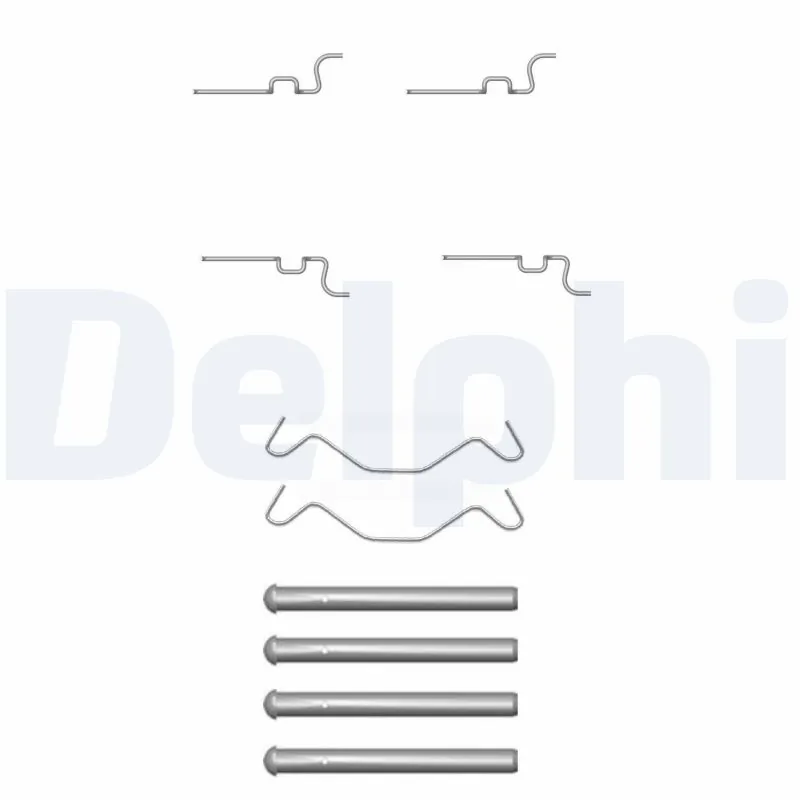 DELPHI tartozékkészlet, tárcsafékbetét - LX0435 - TothCarparts
