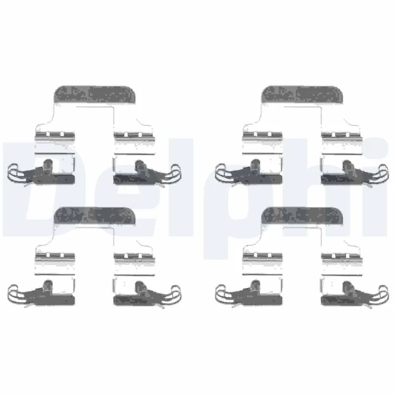DELPHI tartozékkészlet, tárcsafékbetét - LX0541 - TothCarparts