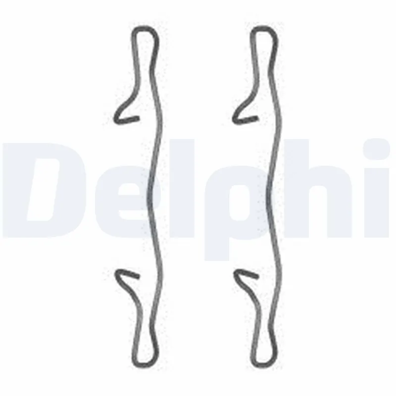 DELPHI tartozékkészlet, tárcsafékbetét - LX0571 - TothCarparts