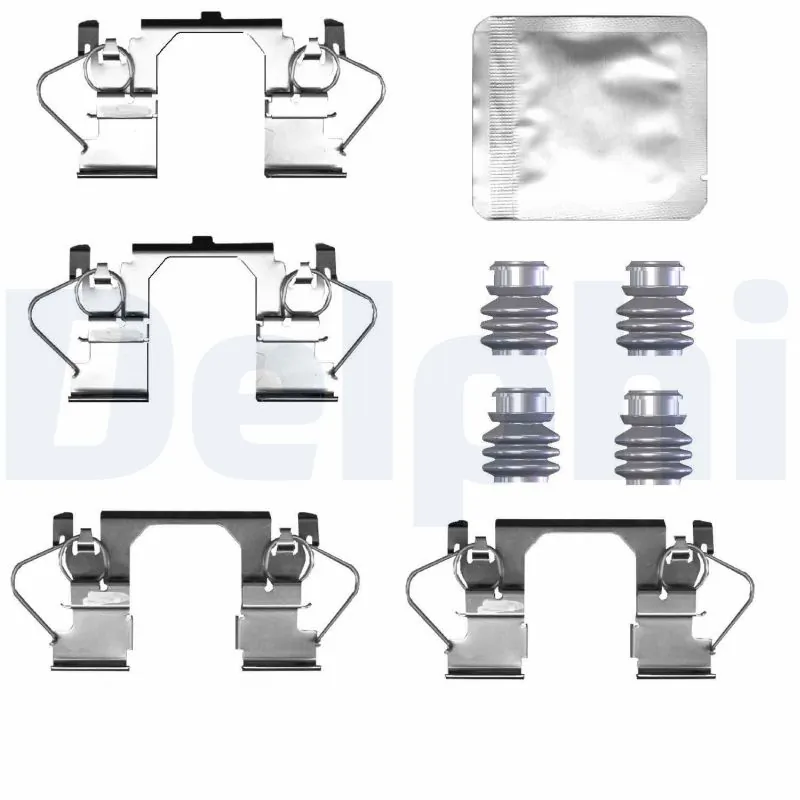 DELPHI tartozékkészlet, tárcsafékbetét - LX0786 - TothCarparts