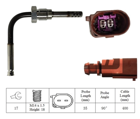 LEMARK Érzékelő, kipufogógáz-hőmérséklet - LXT010 - TothCarparts
