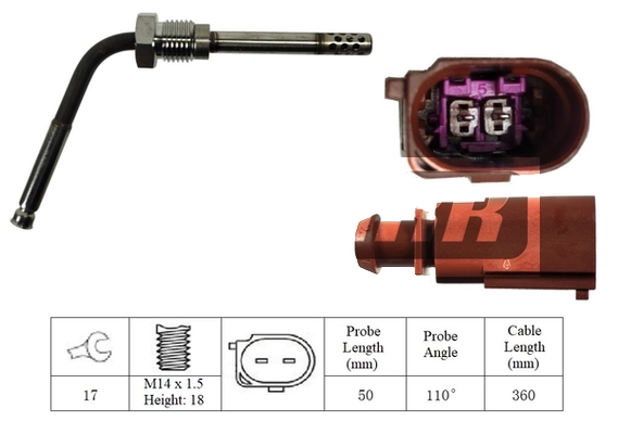 LEMARK Érzékelő, kipufogógáz-hőmérséklet - LXT265 - TothCarparts