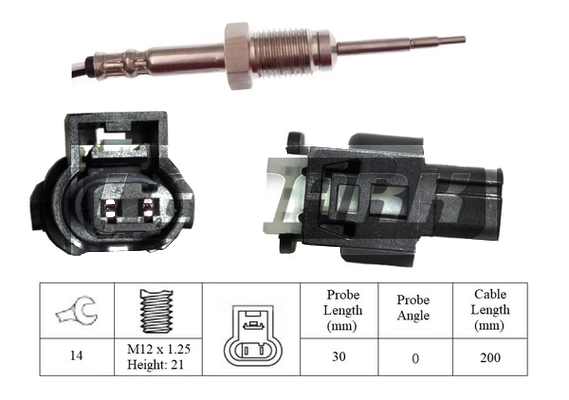 LEMARK Érzékelő, kipufogógáz-hőmérséklet - LXT368 - TothCarparts