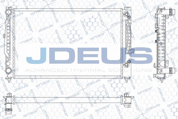 JDEUS hűtő, motorhűtés - M-0010170 - TothCarparts