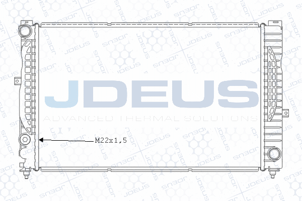 JDEUS hűtő, motorhűtés - M-0010230 - TothCarparts
