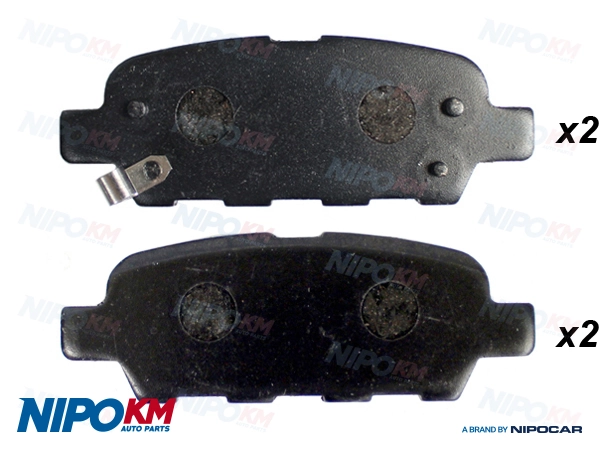 NipoKM fékbetétkészlet, tárcsafék - CLT.DS2562S - TothCarparts