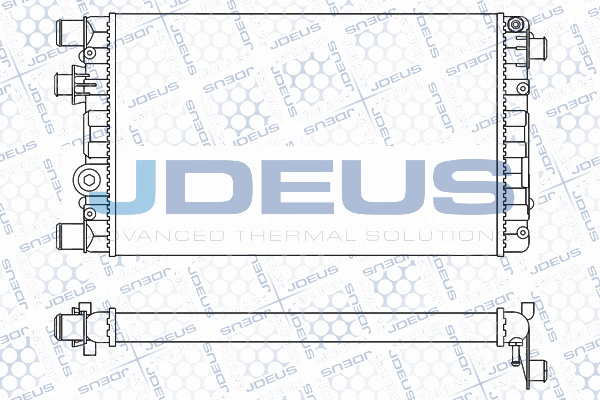 JDEUS hűtő, motorhűtés - M-0110870 - TothCarparts