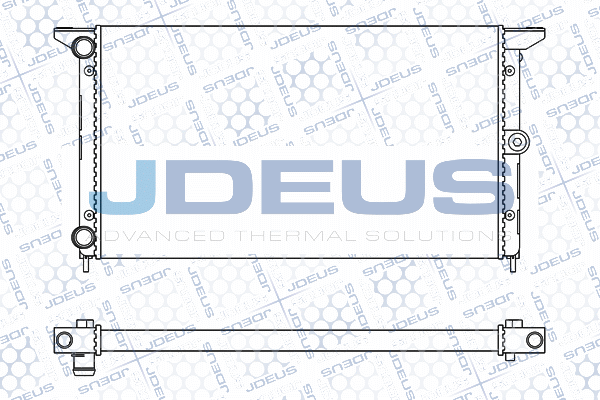 JDEUS hűtő, motorhűtés - M-012090A - TothCarparts