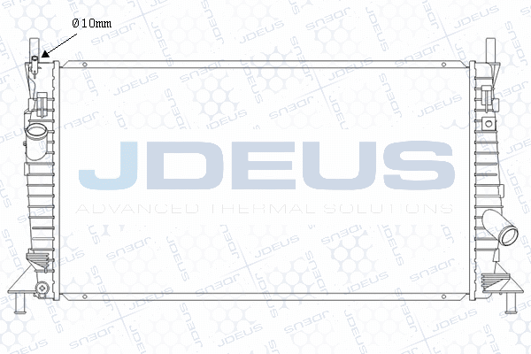 JDEUS hűtő, motorhűtés - M-0121140 - TothCarparts