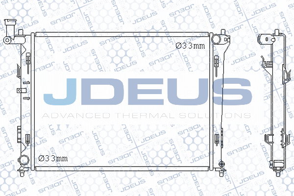 JDEUS hűtő, motorhűtés - M-0540280 - TothCarparts
