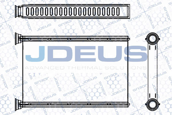 JDEUS Hőcserélő, belső tér fűtés - M-2050680 - TothCarparts