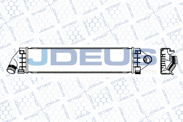 JDEUS töltőlevegő-hűtő - M-812120A - TothCarparts