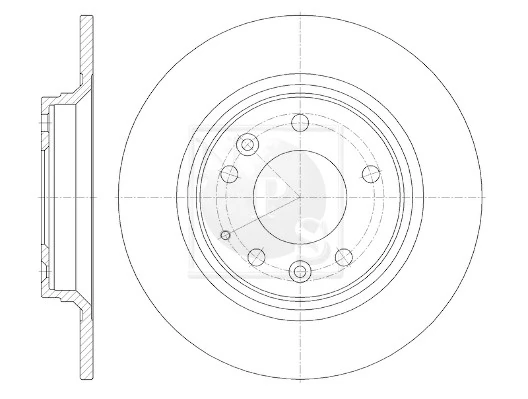 NPS féktárcsa - M331A15 - TothCarparts