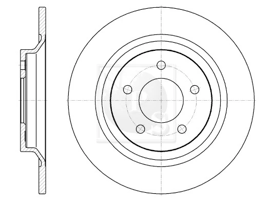 NPS féktárcsa - M331A32 - TothCarparts