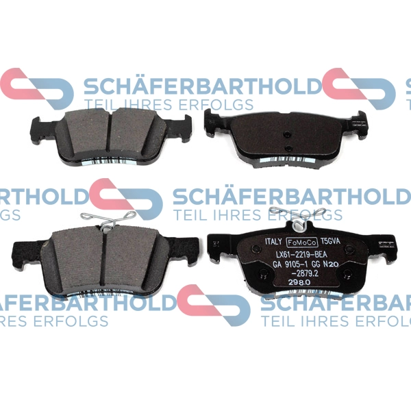 ORIGINAL Schäferbart fékbetétkészlet, tárcsafék - 315 06 218 01 11 - TothCarparts